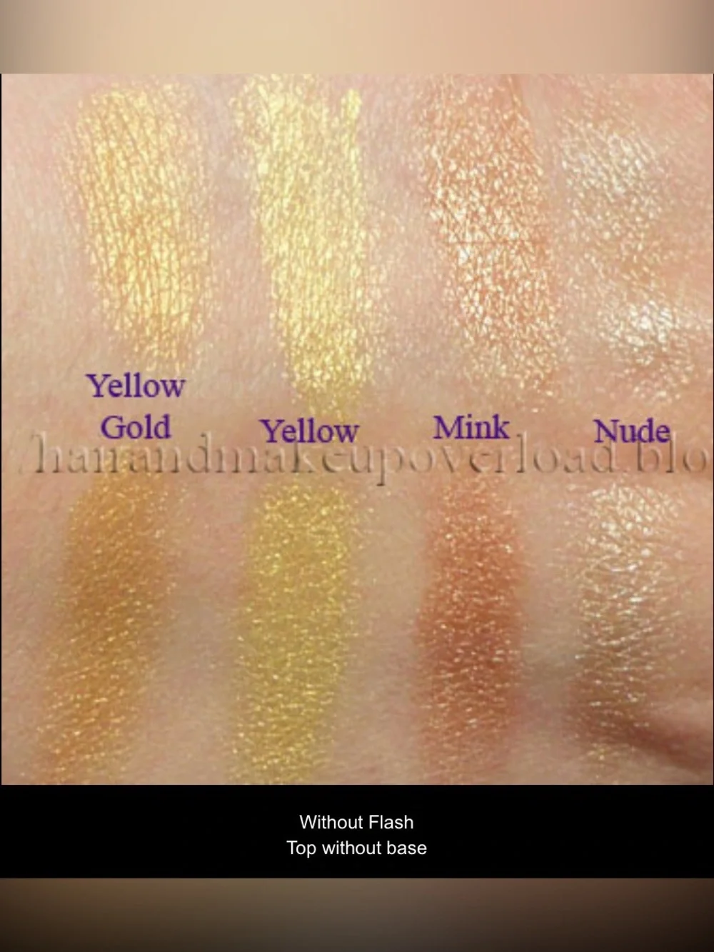 NYX color yellow